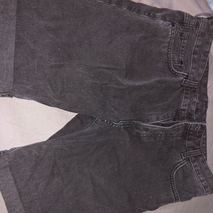 H&M Slim Fit Black Shorts